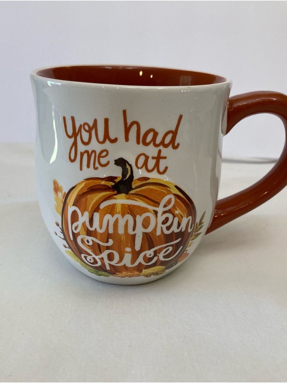 Celebrate fall together “You had me at pumpkin spice” fall coffee mug. Preloved
